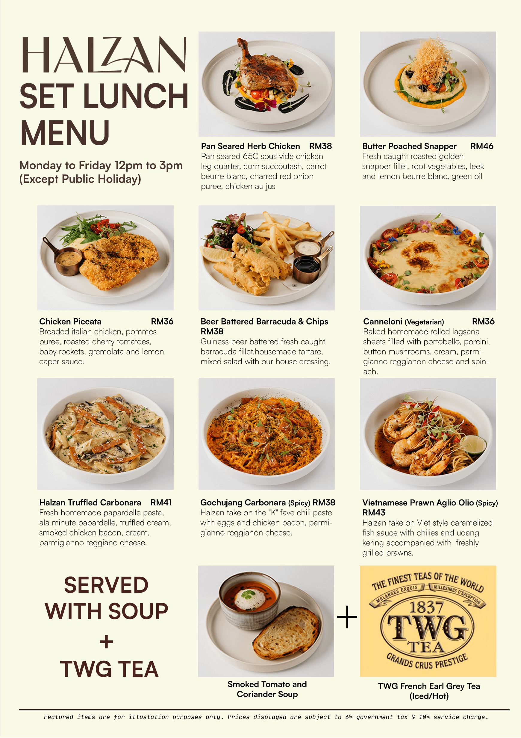 Menu | Halzan