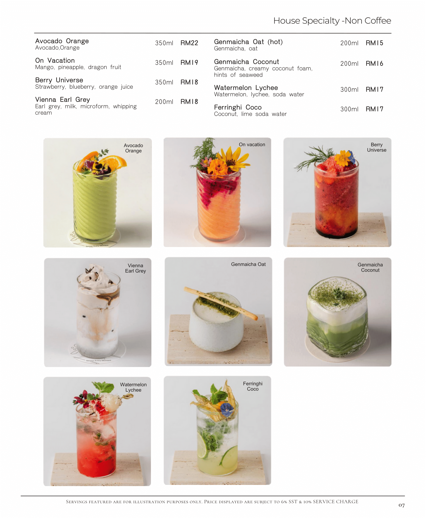 Menu | Beverages