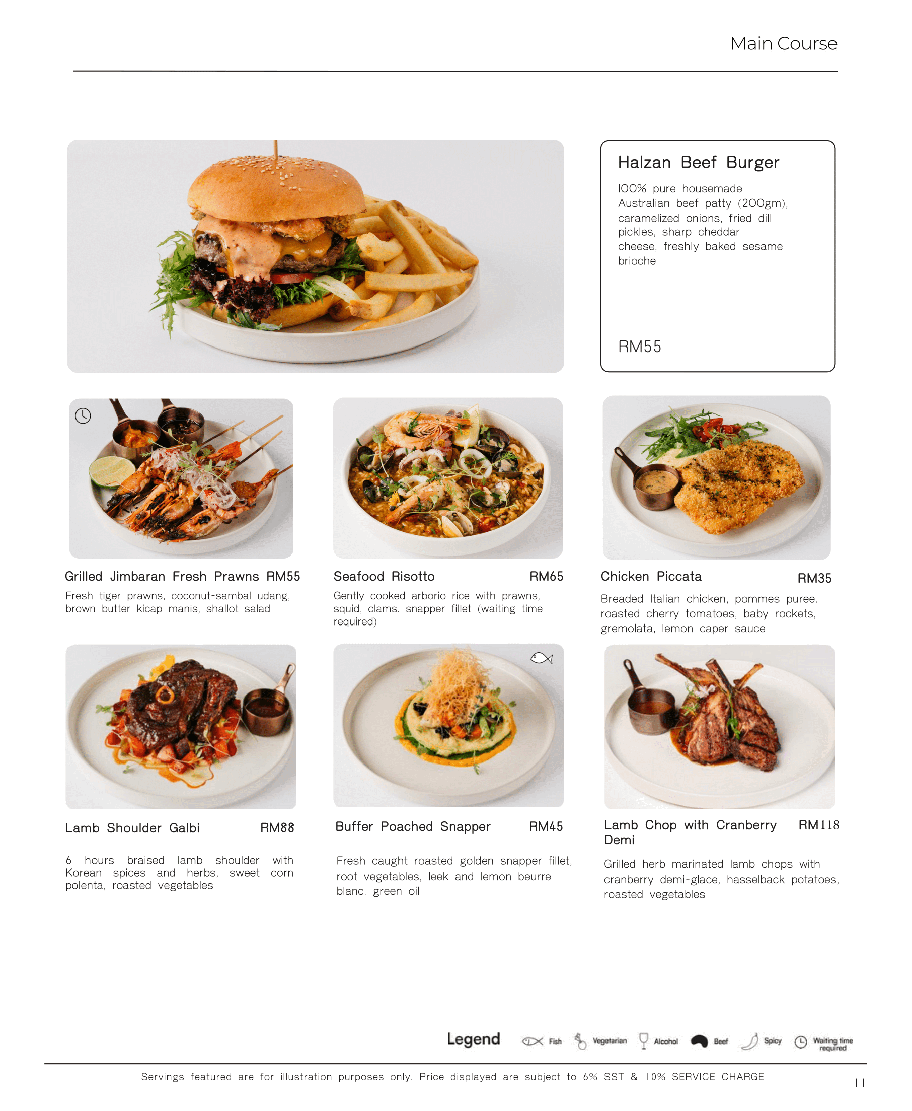 Menu | Main Course