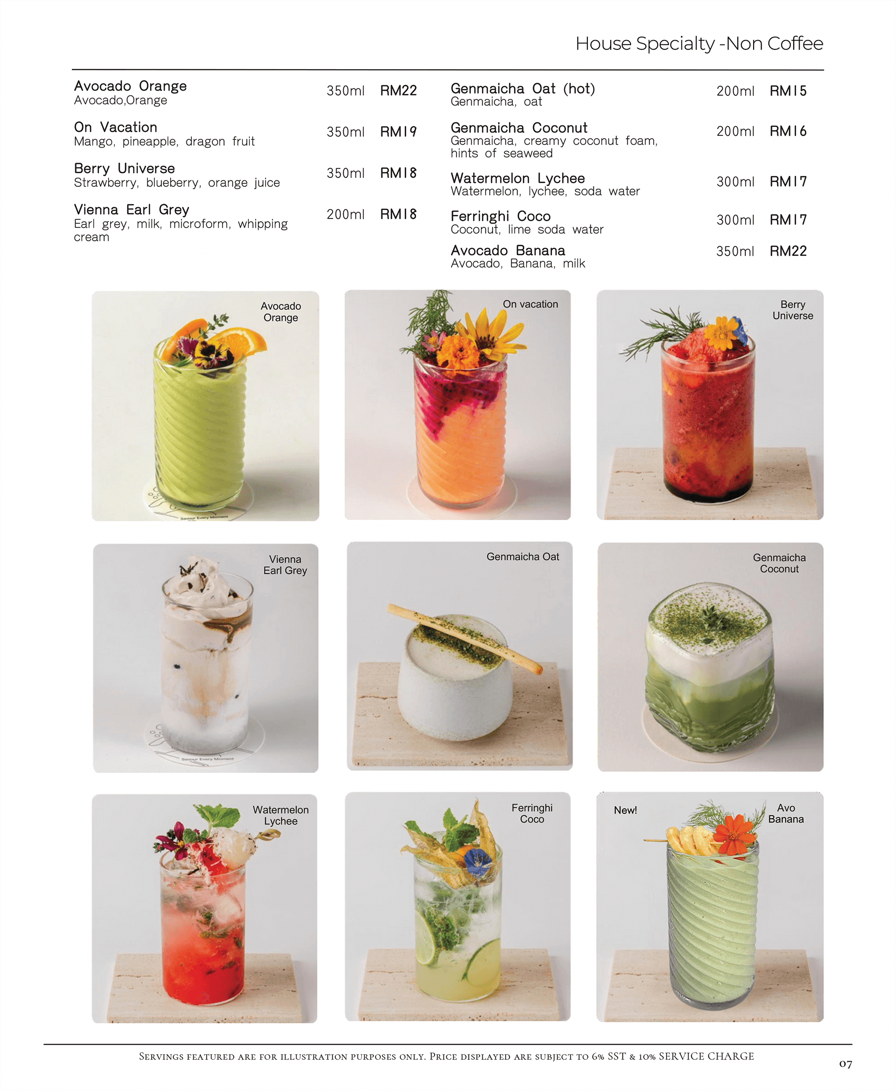 Menu | Beverages