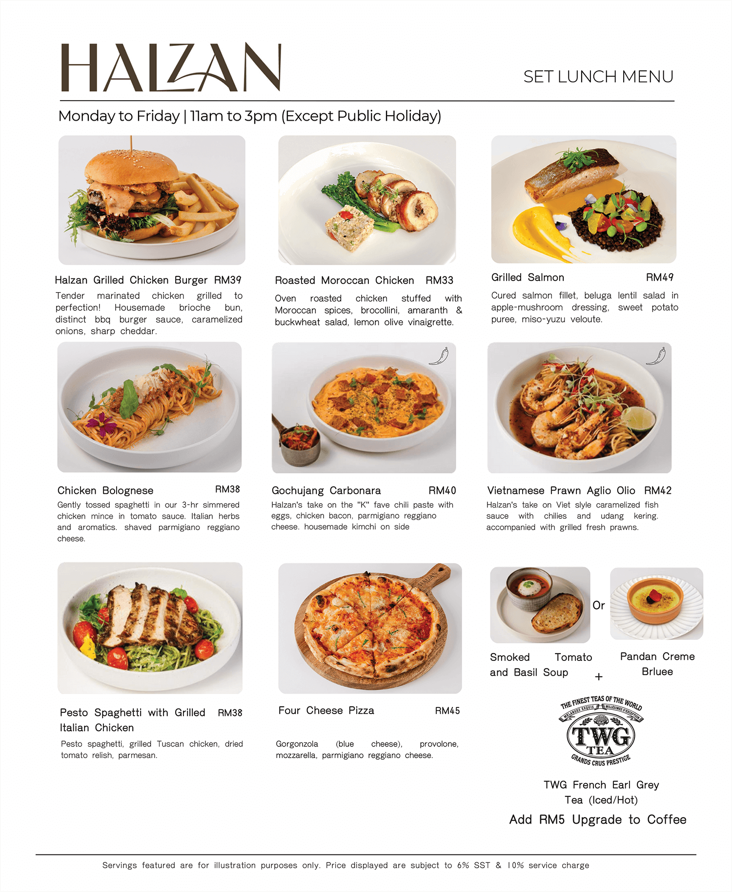 Menu | Set Lunch